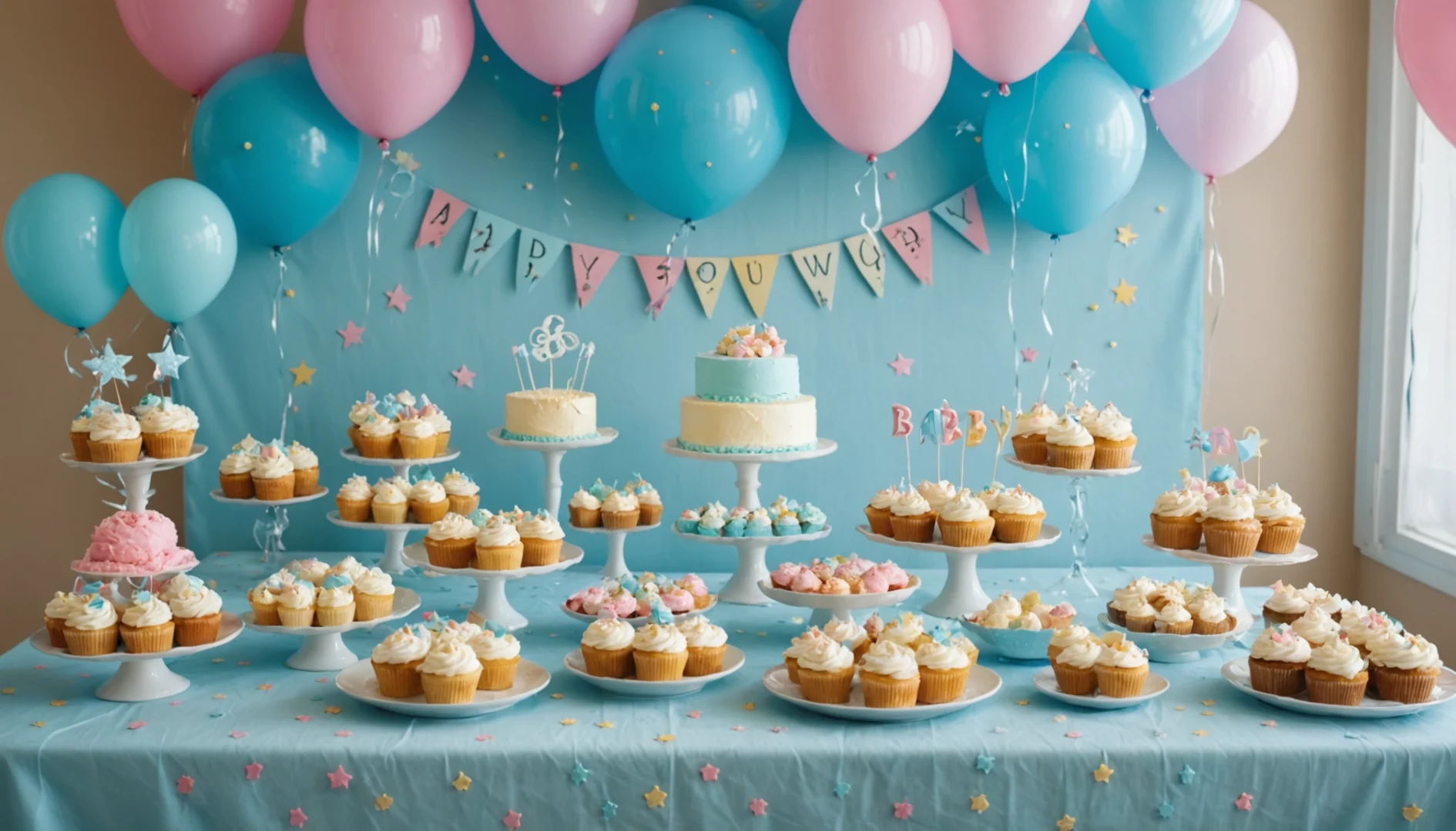 décoration baby shower