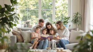 Famille heureuse, maison harmonieuse : les secrets d’un intérieur qui unit