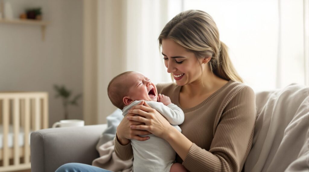 bebe pleure toute la journee