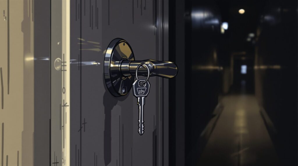 Pourquoi ne faut-il pas laisser la clé dans la serrure la nuit ?