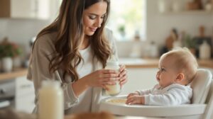 cereales dans biberon