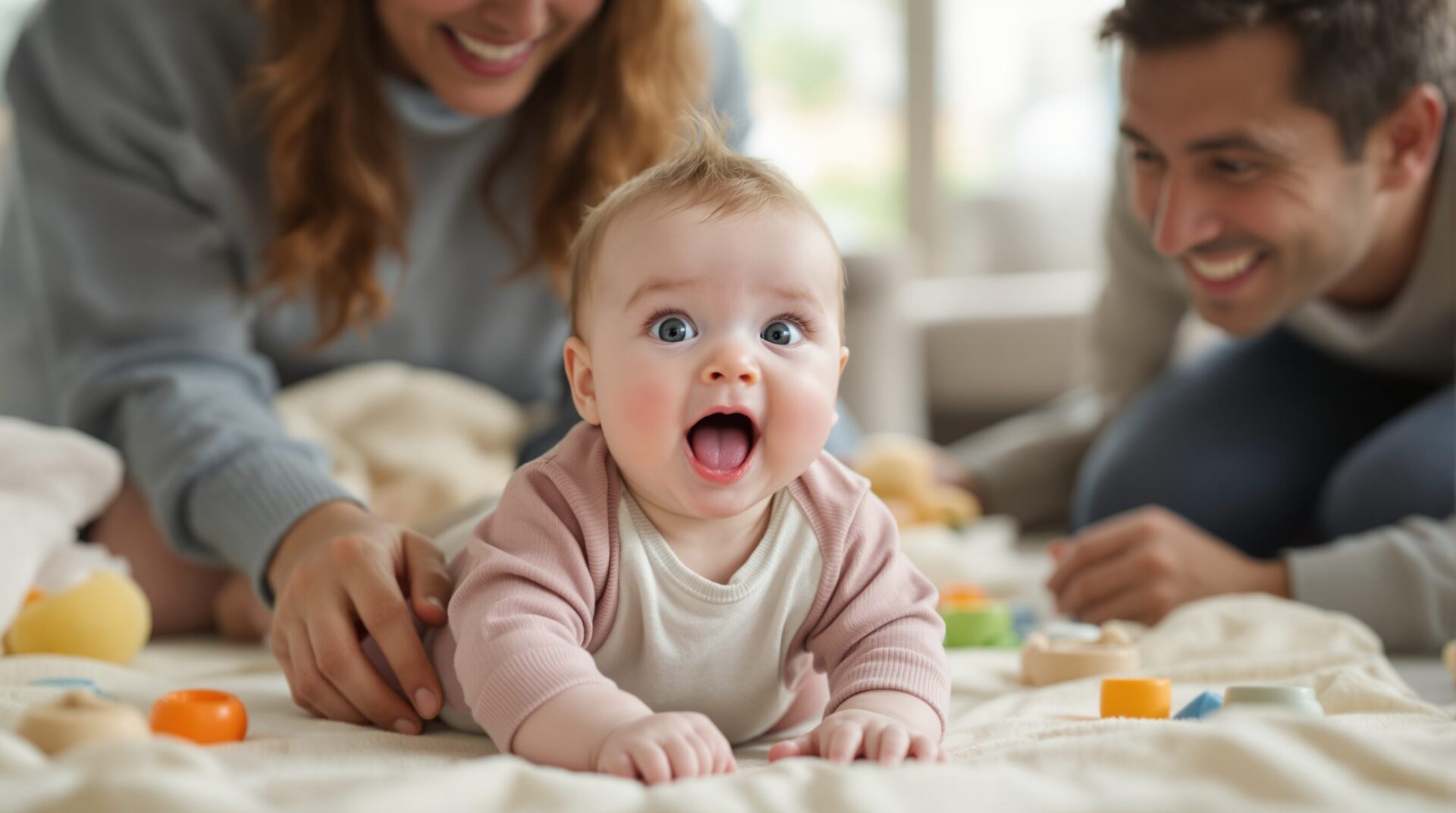 bébé fait des bruits de pet avec sa bouche