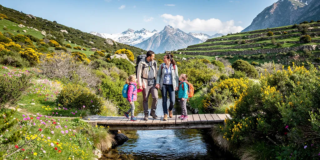 corse en avril en famille