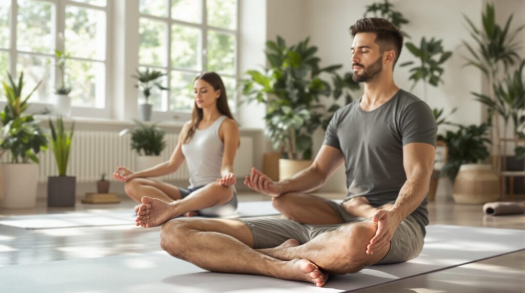 position fleur de lotus