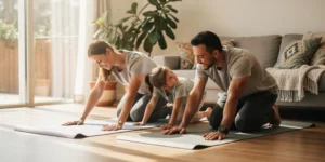 Yoga en famille : le rituel idéal pour apaiser les enfants et retrouver la complicité