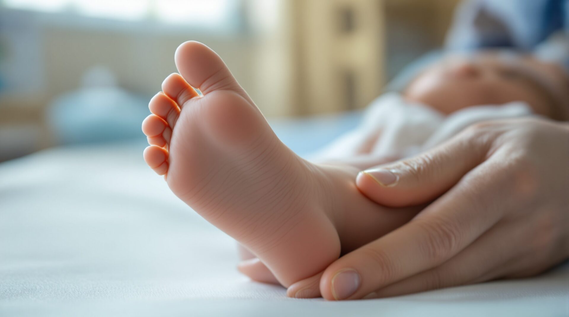 bebe pied qui tourne vers l exterieur