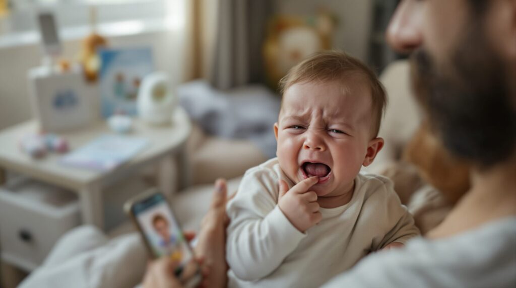 bebe pleure toute la journee