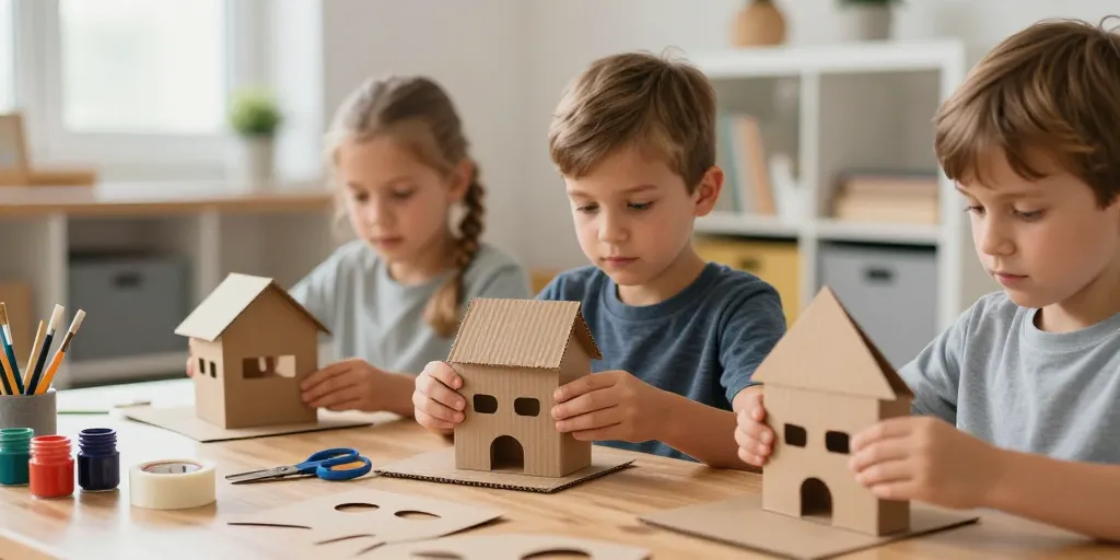 activité avec du carton