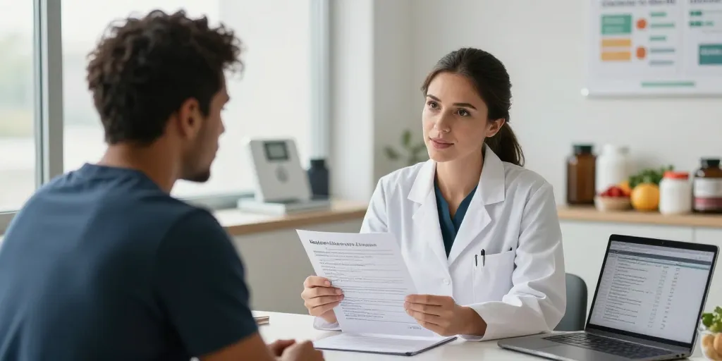 Un diététicien nutritionniste du sport