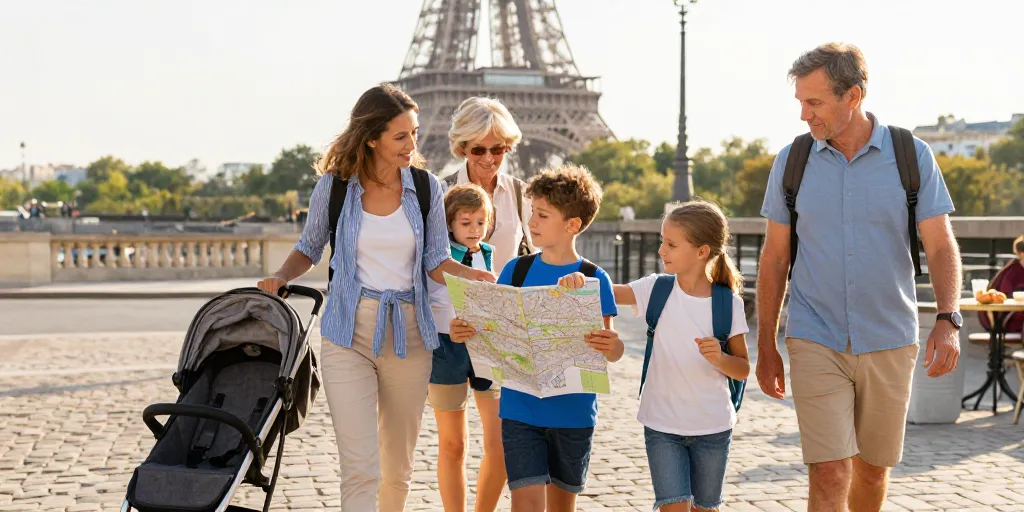 vacances à paris en famille