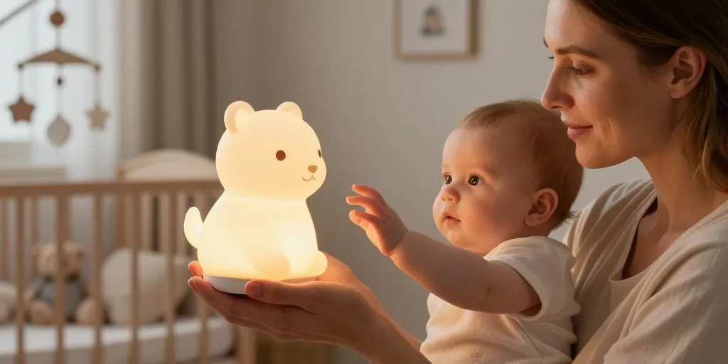 Veilleuse animal pour bébé : pourquoi c'est un bon cadeau de naissance à offrir ?