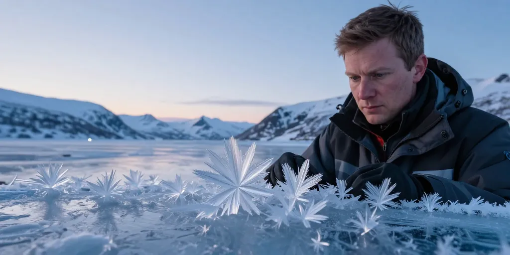 fleurs de glace norvege