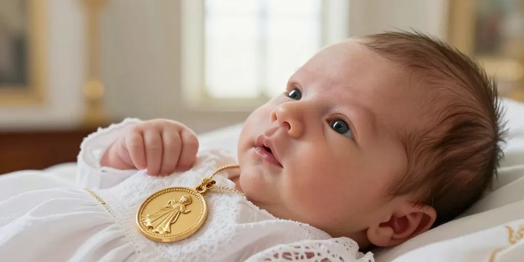 La médaille miraculeuse en or : un bijou de baptême chargé d'histoire et de grâce