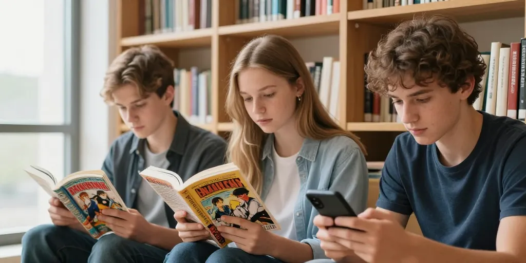 Mangas, romans graphiques, webtoons : la lecture jeunesse a‑t‑elle changé de visage ?