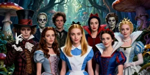 personnages alice au pays des merveilles tim burton