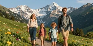 vacances en montagne en famille
