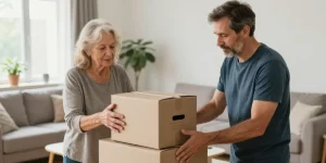 vider maison après départ en maison de retraite